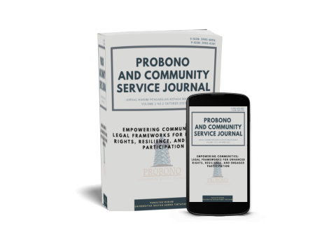Probono and Community Service Journal (PCSJ)