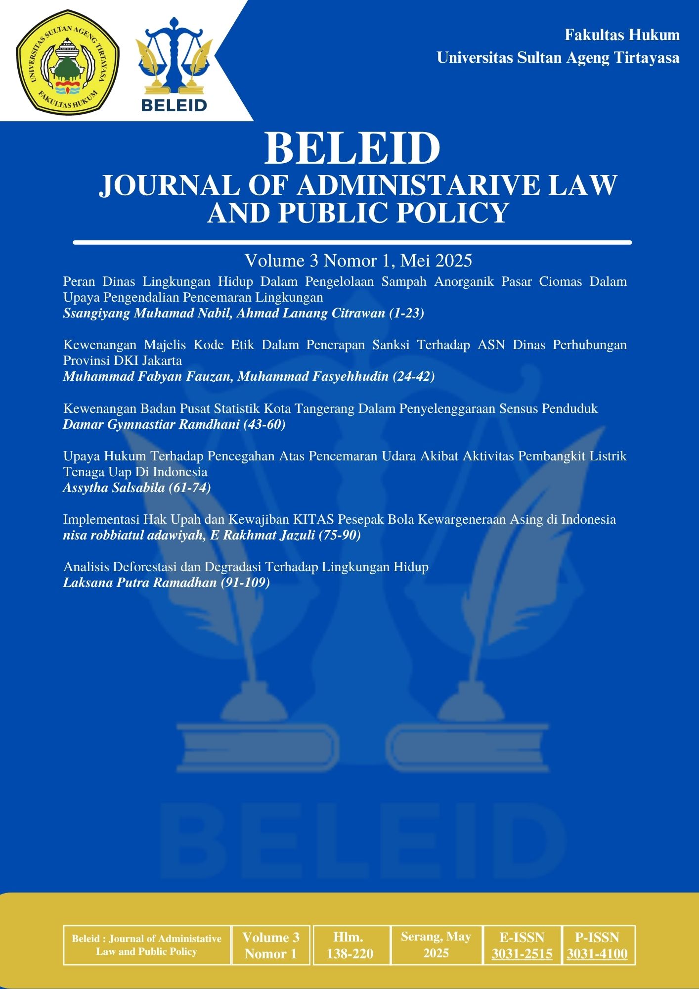 Cover Page
